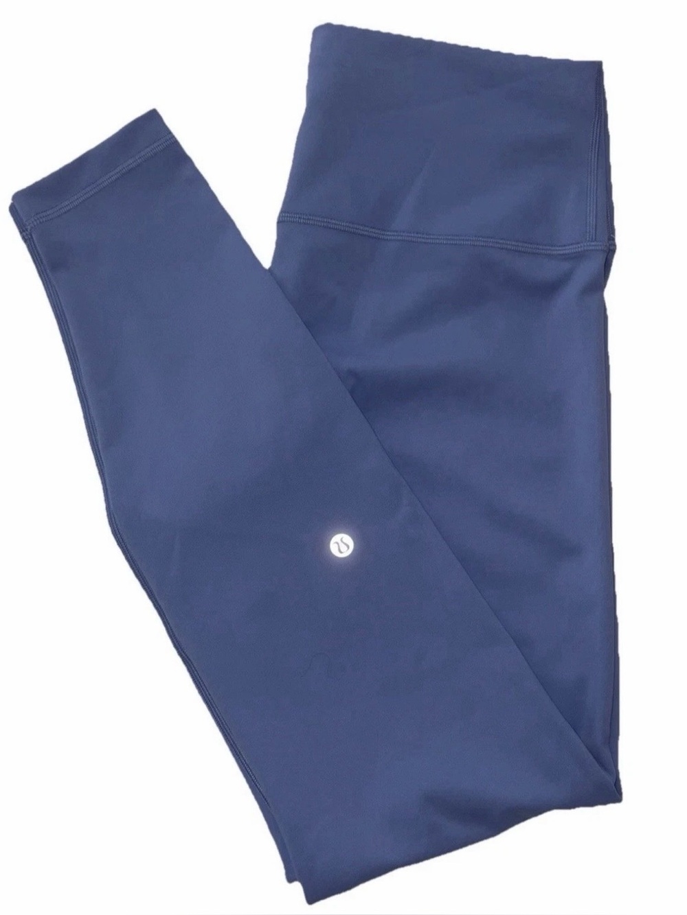 NWT LULULEMON SIZE 12 WUNDER TRAIN NO LINE HIGH RISE 28” PANT PREP BLUE $108